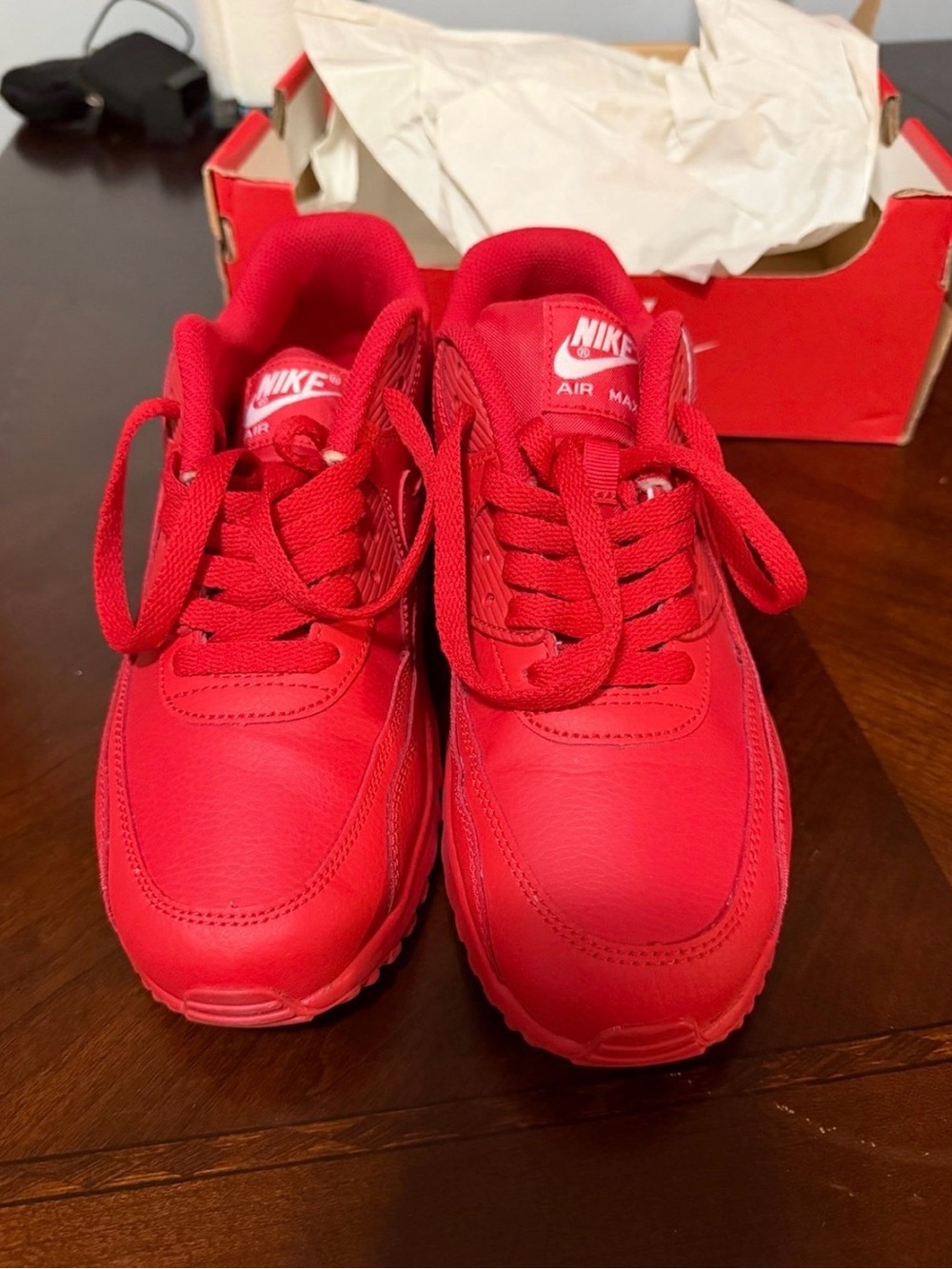 Nike Kids Red Air Max Sneakers